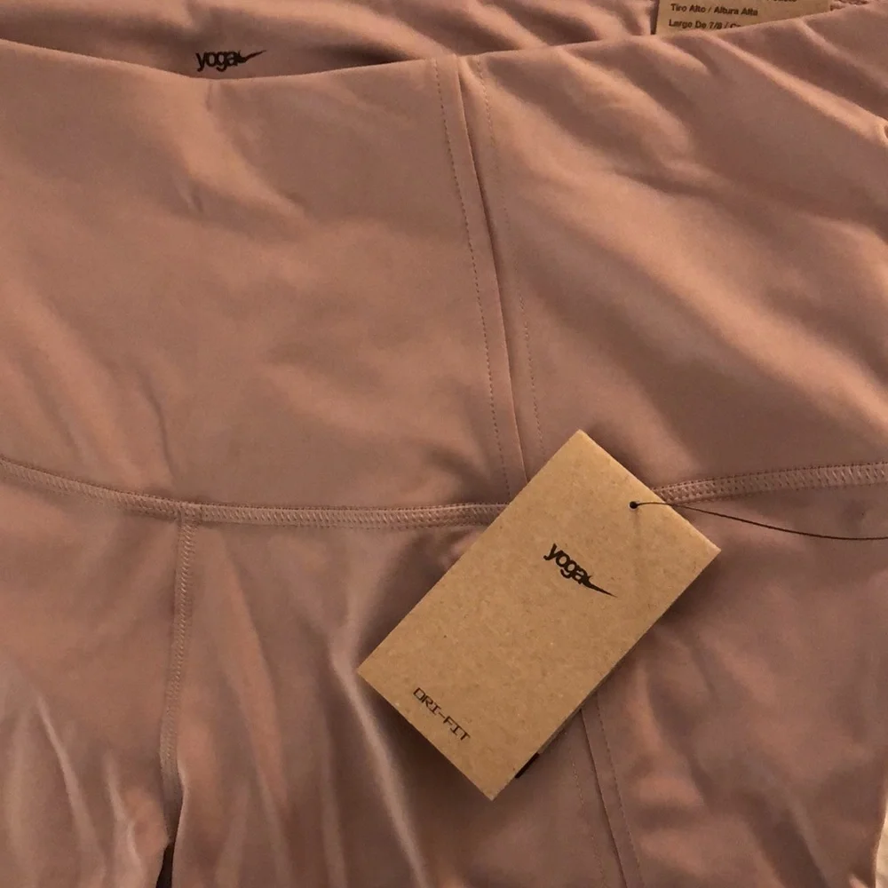 NWT [Nike] DrI-Fit Tight Fit High Rise 7/8 Length Training Yoga Pants Plus Sz 1X - Picture 12 of 13